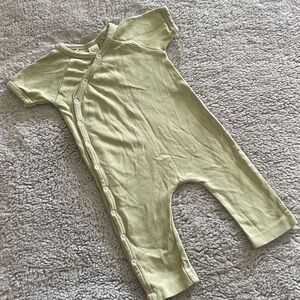 🌈 Kate Quinn Sleeper Romper Sz 3/6M Bamboo  Long Johns Organic Cotton